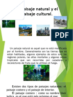 Paisaje Natural y Paisaje cultural