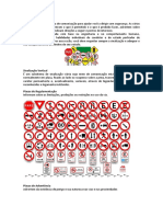 Sinais de trânsito e sinalização