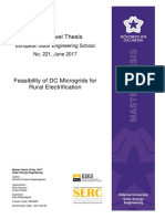 Master thesis on feasibility of DC microgrids