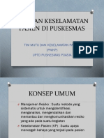 Sasaran Keselamatan Pasien Di Puskesmas