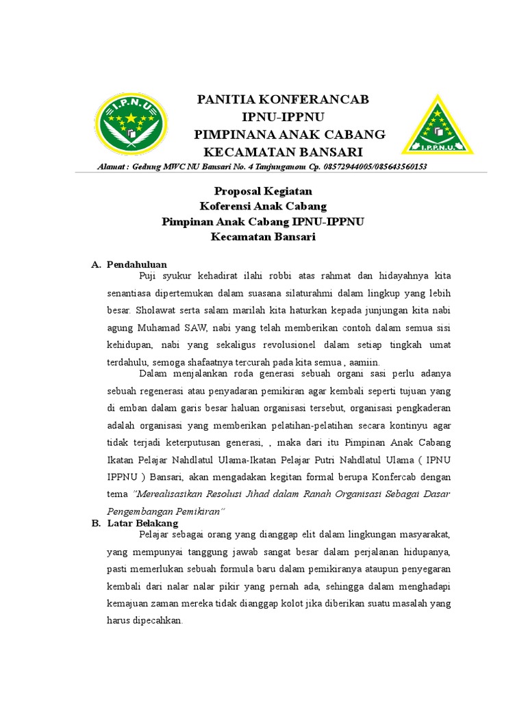 Proposal Konferancab 1