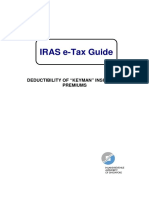 IRAS E-Tax Guide: Deductibility of "Keyman" Insurance Premiums