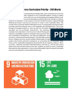 Sustainability Cross Curriculum Priority