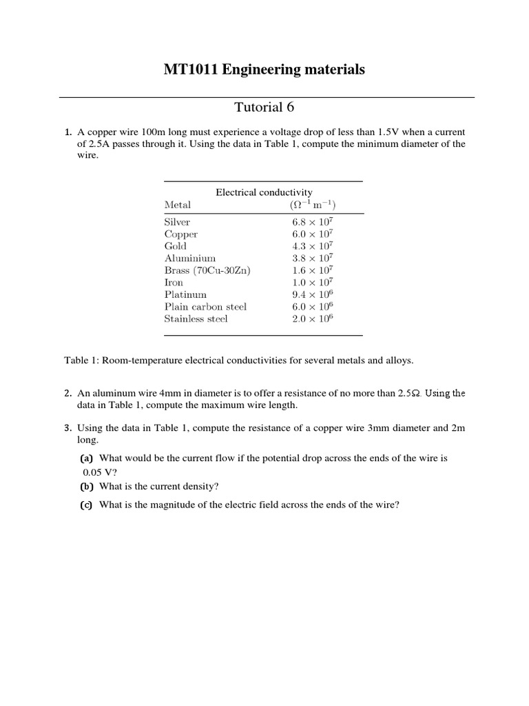 Copper Wire Current Density Analysis | PDF