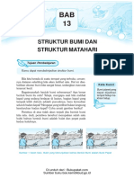 Bab 13 Struktur Bumi Dan Struktur Matahari PDF