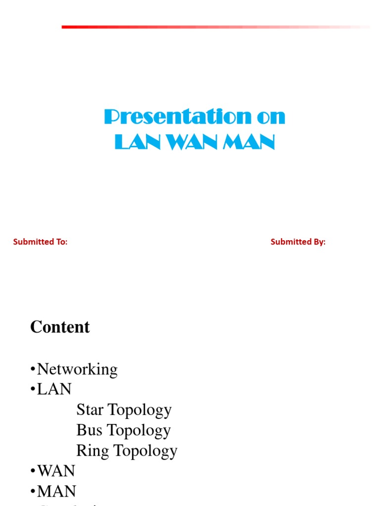 Lan Wan Man | PDF | Network Topology | Local Area Network