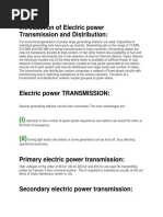 Electric Transmission Distribution MCQ 1 PDF