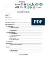Registration Guide CAT 2019 PDF