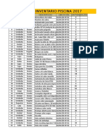 Inventario Piscina 2017