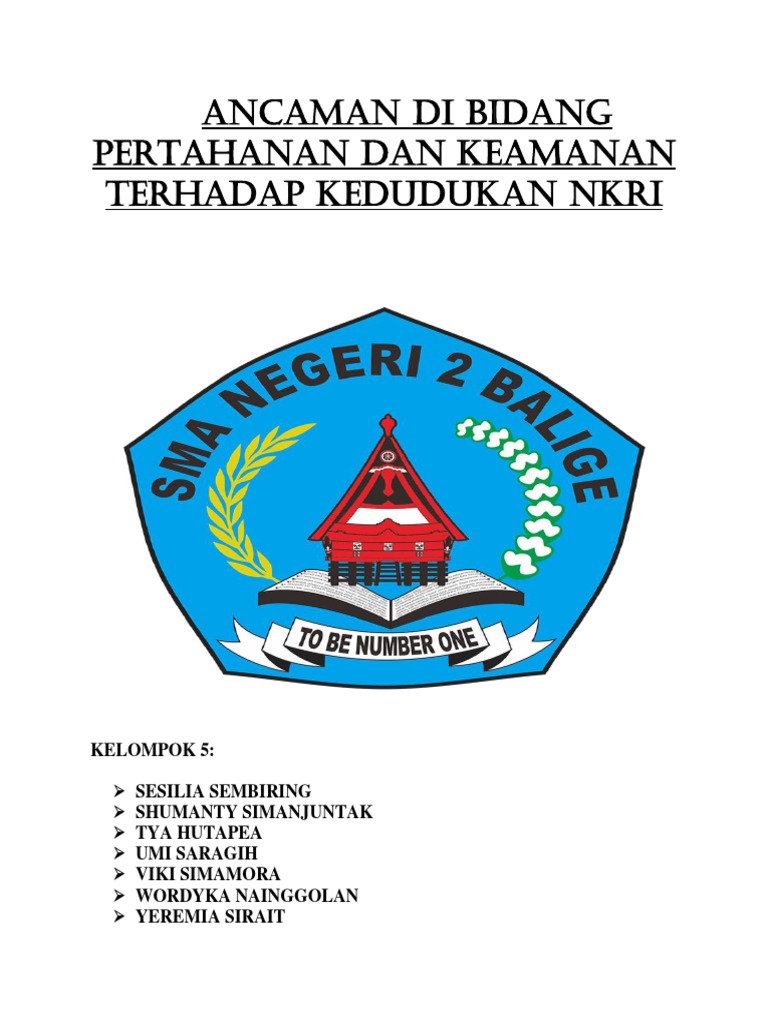 Ancaman Di Bidang Pertahanan Dan Keamanan Ancaman Di Bidang Pertahanan Dan Keamanan