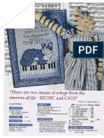 The Cross Stitcher - June 1996 Issue - Lois Winston - Music and Cats