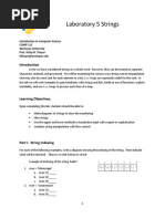 Week05 Lab05 StringProcessing