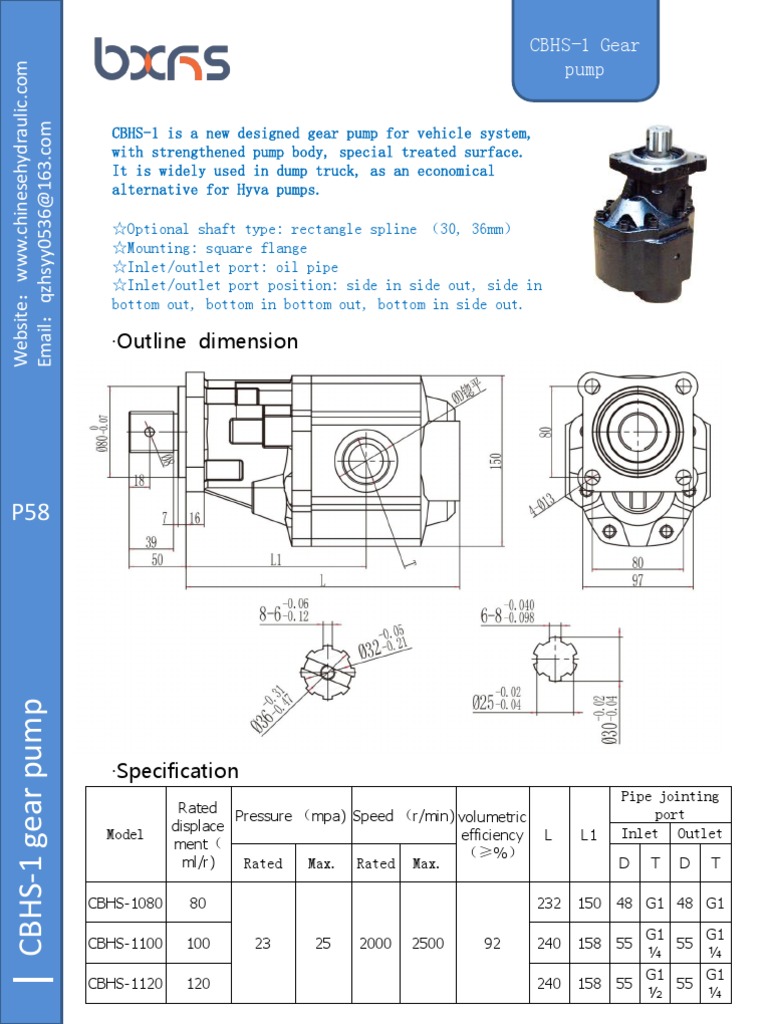 Hyva Gear Pump | PDF | Pump | Turbomachinery