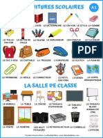 Lexique Fournitures Et Elements de La Classe