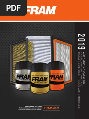 Catalogo de Filtros FRAMfa2019 PDF | PDF | Filtration | Chemistry