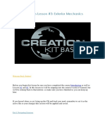 CK Basics Lesson #3: Exterior Mechanics