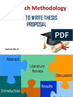 2. How to Write Thesis Proposal-1