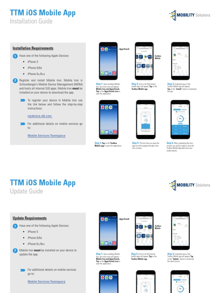 TTM iOS App Installation Guide | PDF | Ios | Portable Computers