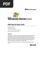 Download Windows 2003 - DNS Step by Step by 1RealTruth SN432033 doc pdf