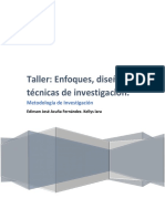 Taller Enfoques Diseño y Tecnicas de Investigacion (1)