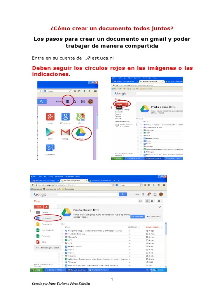 Crear documentos colaborativos en Gmail | PDF | Crecimiento personal y ...