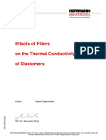 Effects of Fillers On The Thermal Conductivity of Elastomers