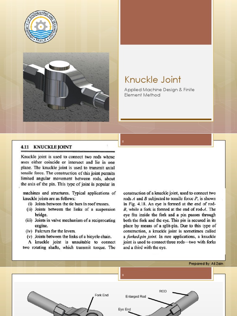 Knuckle Joint | PDF
