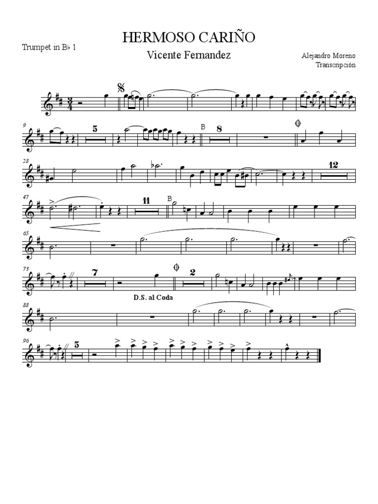 Hermoso Carino Trumpet In Bb 1
