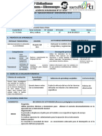 Sesión de Aprendizaje 27-1º