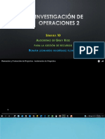 CLASE SEMANA 10 (Algoritmo de Gray Kidd para Gestión de Recursos)