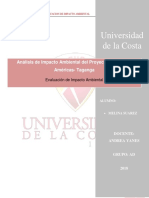 Análisis de Impacto Ambiental Del Proyecto Puerto Las Américas - Taganga