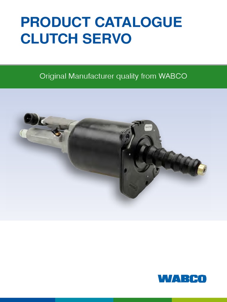 Clutch Servo Catalogue PDF Clutch Transmission (Mechanics)
