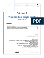 Actividad 2 - Analisis Practica Docente