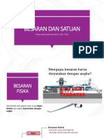 Pertemuan 2 - Besaran Dan Satuan - Gema Sukmawati