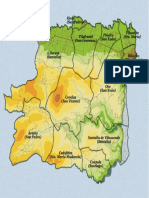 Mapa de La Parroquias de Ribadeo - Lugo