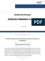 Carteira de Serviços da APS de Florianópolis