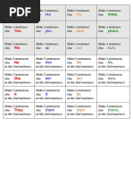 Pronouns Activity Cards