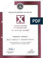 1994 X Congreso Nacional de Ingenieria Civil