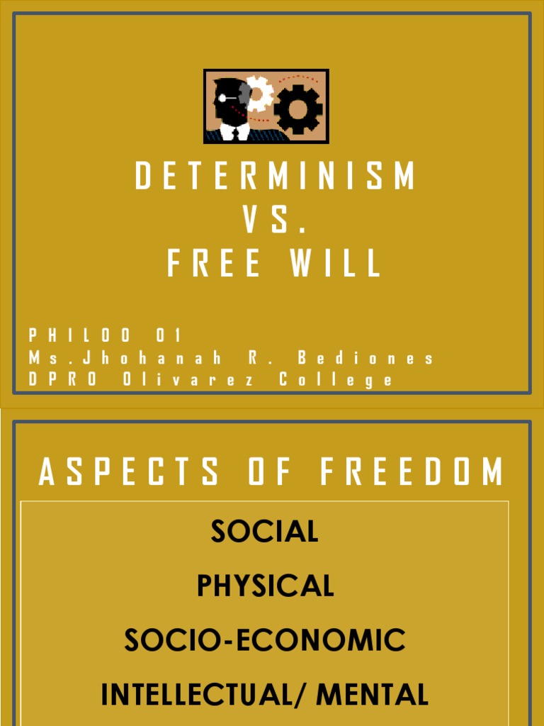 Determinism vs. Free Will Exploring Key Concepts and Perspectives