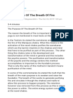 The Purpose of the Breath of Fire