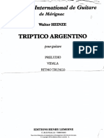 W. Heinze Tríptico Argentino