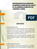 Asuhan Keperawatan Dengan Masalah Glumerulonefritis Akut (Gna) Dan Glumerulonefritis Kronis (GNK)