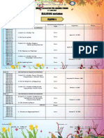 Grade 8 Budgeted Second Grading