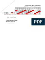 Jadwal Piket Petugas Pendaftaran Puskesmas Proppo Oktober 2109