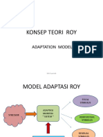 Konsep Teori Roy: Adaptation Model
