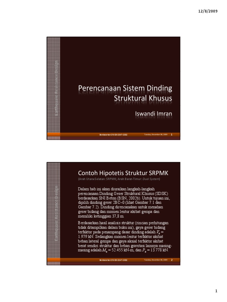 Desain Komponen SDSK | PDF