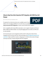 (Step-By-Step) Cisco Unity Connection SCCP Integration With CUCM Cisco Call Manager