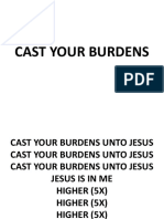 Cast Your Burdens