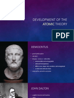 Development of The Atomic Theory