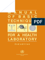 WHO's Manual of Basic Techniques for a Healthy Laboratory-2nd Ed